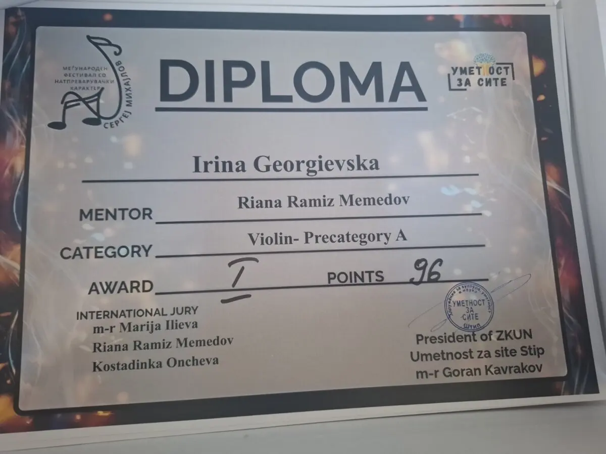 Меѓународен натпревар во Штип 28 04 2026