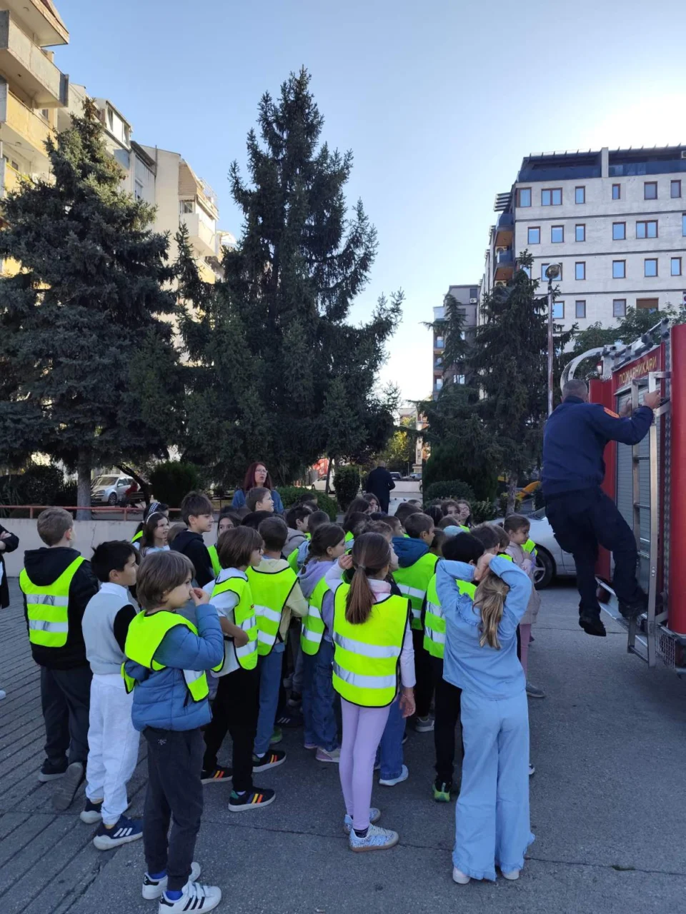 Посета на Пожарната станица во Тафталиџе