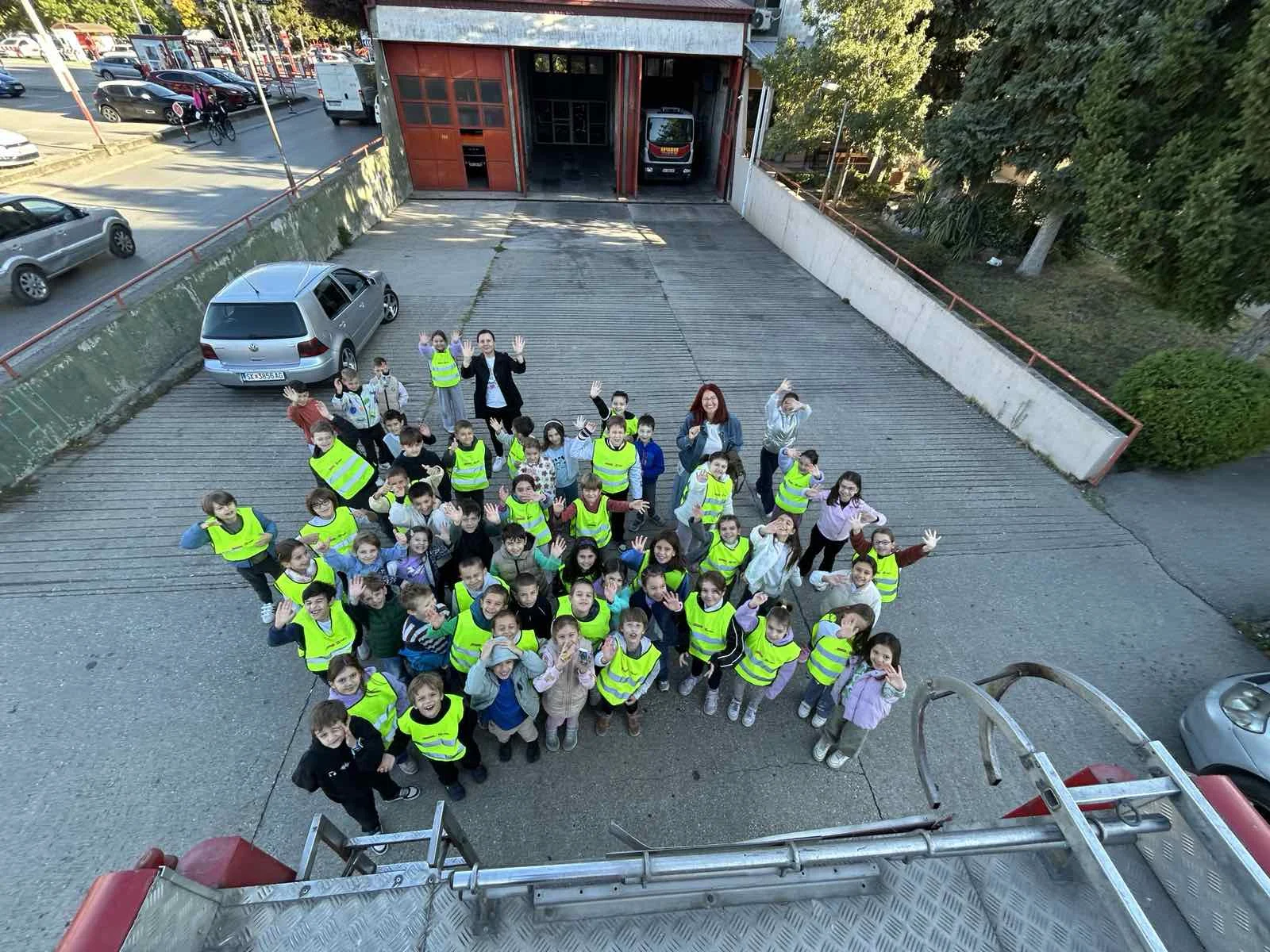 Посета на Пожарната станица во Тафталиџе